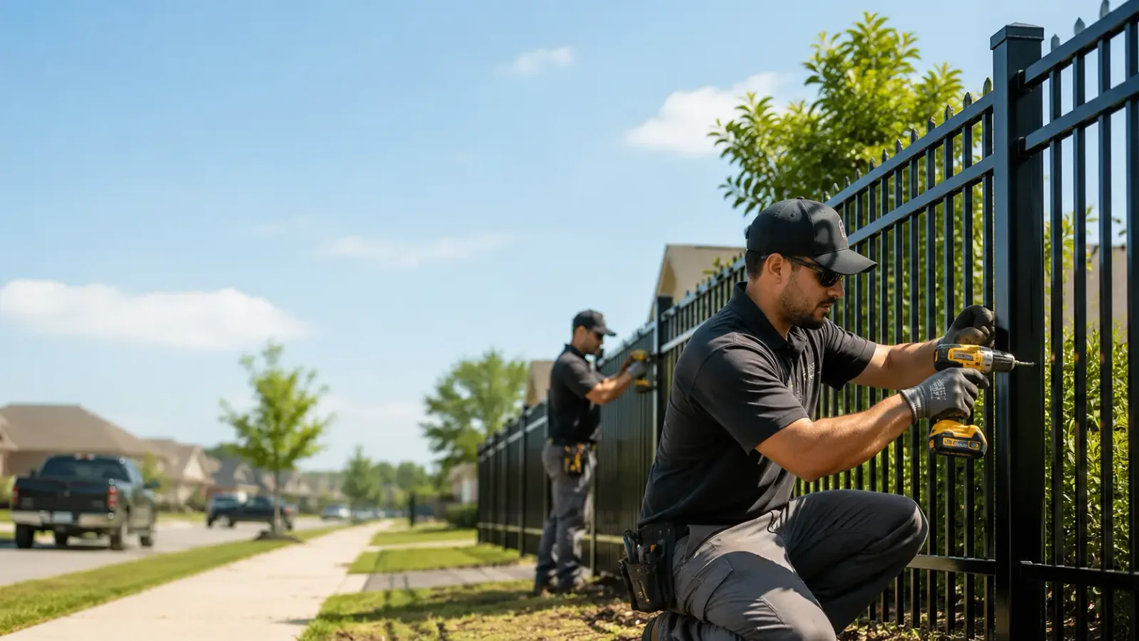 Metal Fence Installation in Vance, MS